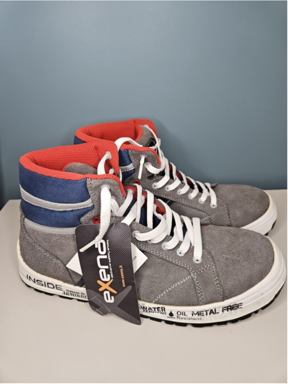 Exena Detroit 18 Safety Work Boots Shoes Water Resistant NWT EU 44 MENS 10-10.5